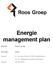 Energie management plan