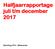 Halfjaarrapportage juli t/m december 2017