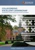 COLLEGEREEKS EXCELLENT LEIDERSCHAP