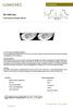 DA VINCI due DATASHEET. Tweevoudig led downlight 348x189. Voordelen. Toepassingsgebieden