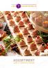 ASSORTIMENT. patés en mediterrane producten