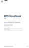 BPV Handboek. Monteur Werktuigkundige installaties, BOL. Crebonummer: Naam deelnemer. Naam leerbedrijf