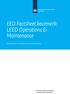 EED Factsheet keurmerk: LEED Operations & Maintenance. In opdracht van het ministerie van Economische Zaken