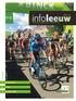 JUNI > BinckBank Tour. 6 > E-loket. 8 > Afspraken politie IN DIT NUMMER. maandelijks infomagazine gemeente Sint-Pieters-Leeuw