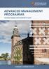 ADVANCED MANAGEMENT PROGRAMMA