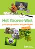 Het Groene Wiel. Jaarprogramma Wageningen