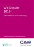 We-Dossier Definitieboek en handleiding. Werkgroep We-Beheer en werkgroep kwaliteit