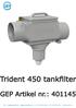 Trident 450 tankfilter