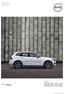 7 MAART 2018 Modeljaar De nieuwe VOLVO XC60 VOLVOCARS.BE