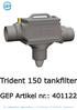 Trident 150 tankfilter