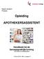 Opleiding APOTHEKERSASSISTENT