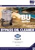 BYPASS OIL CLEANER. TRIS Triple R Industrial Services Triple R Oil Cleaner.