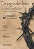 Programma. Zoltán Kodály - Stabat Mater Antonio Lotti - Crucifixus a Rudolf Tobias - Kleine Karfreitagsmotette