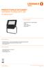 PRODUCTFAMILIE DATASHEET LEDVANCE FLOODLIGHT LED