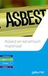 Asbest en keramisch materiaal