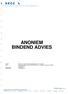 ANONIEM BINDEND ADVIES