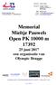 Memorial Mieltje Pauwels Open PK m juni 2017 een organisatie van Olympic Brugge