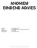 ANONIEM BINDEND ADVIES