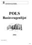 POLS Basisvragenlijst