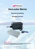 GeoLocker Marine. Gebruikershandleiding + Montagevoorschrift