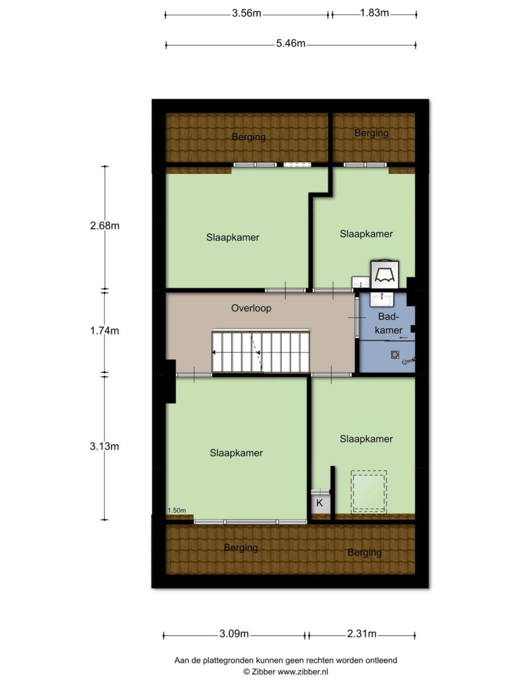 P lattegrond 12 h