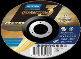 Norton Afbraamschijven Norton afbraamschijf Quantum 3 inox NQ24P met keramische korrel.