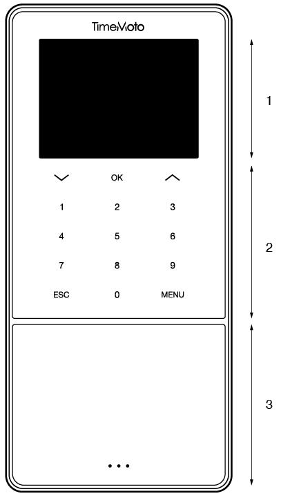 1 BESCHRIJVING EN LAY-OUT Hierna worden de lay-out en menu-items van de TimeMoto-component(en) beschreven: "TimeMoto-terminal" beneden "TimeMoto Cloud" op pagina13 "TimeMoto-app" op pagina21 1