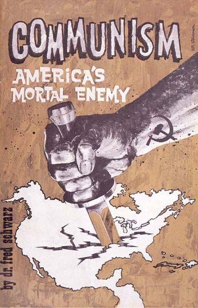 Bekijk bron 16 en beantwoord vraag 39. Bron 16: Het communisme is de aartsvijand van de Verenigde Staten. 1p 39. Tijdens welke periode in de Amerikaanse geschiedenis kom je deze uitspraken tegen?