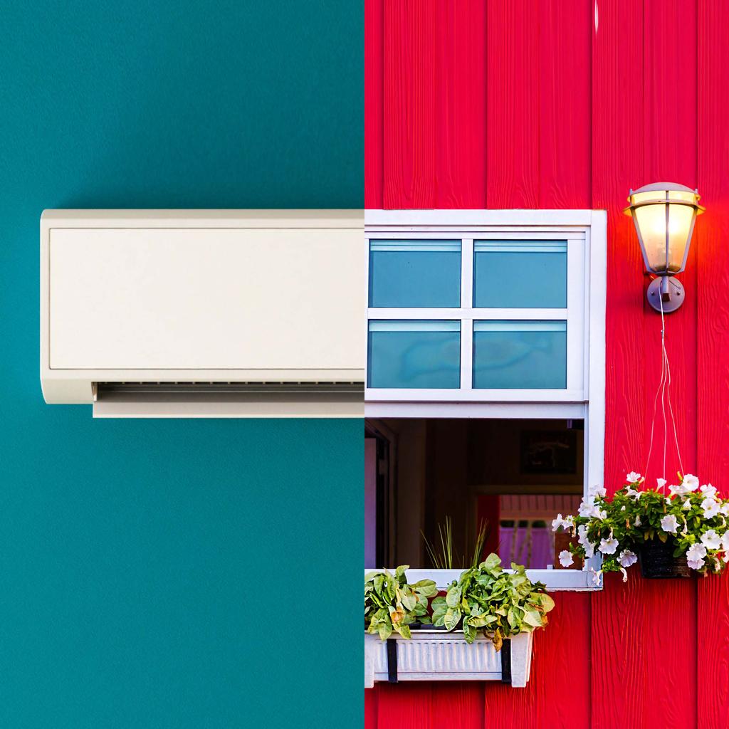 Zet een raam open Verwarmings-, ventilatie- en airconditioningsystemen zijn goed voor 40-60% van