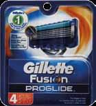 99 Gilette Fusion 4 stuks normaal