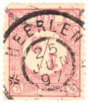 Het postkantoor HEERENVEEN ontving vijf grootrondstempels.