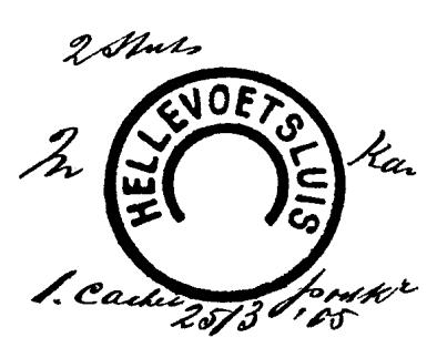 Op 2 mei 1899 werd een nieuw stempel verstrekt, met een doos karakters. Twee stempels, met karakters, volgden op 25 maart 1905.