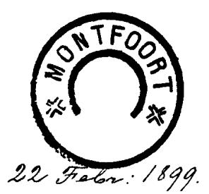 MONTFOORT Provincie Utrecht GRPK 0187A 1899-02-22 Op