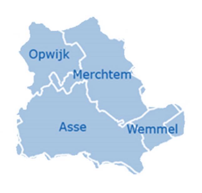 1. POLITIEZONE AMOW WIE ZIJN WE? De politiezone AMOW werd opgericht op 1 januari 2001 en is een meergemeenten-zone bestaande uit 4 gemeenten, zijnde Asse, Merchtem, Opwijk en Wemmel.