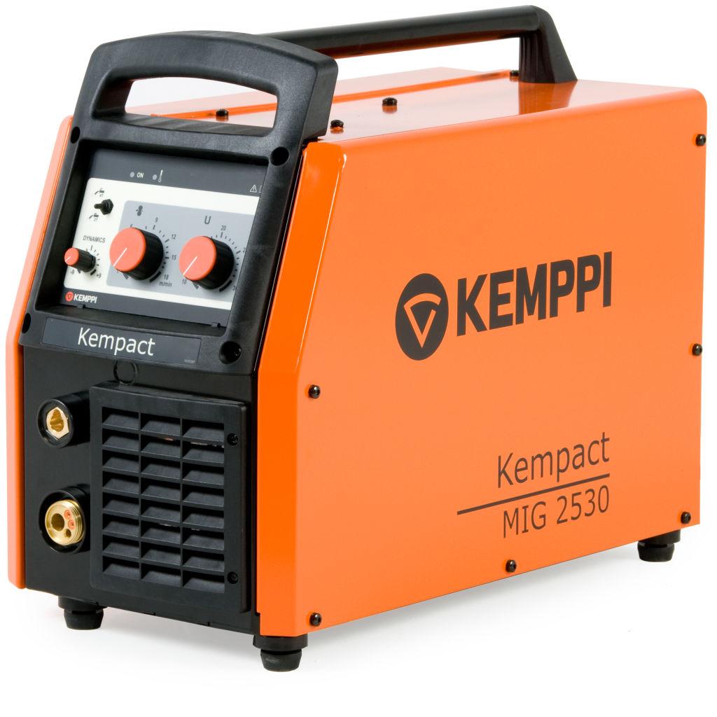 PRODUCTOPTIES Kempact MIG 2530 De Kemppi K5 MIG-lasser met afzonderlijke bedieningselementen voor spanning en