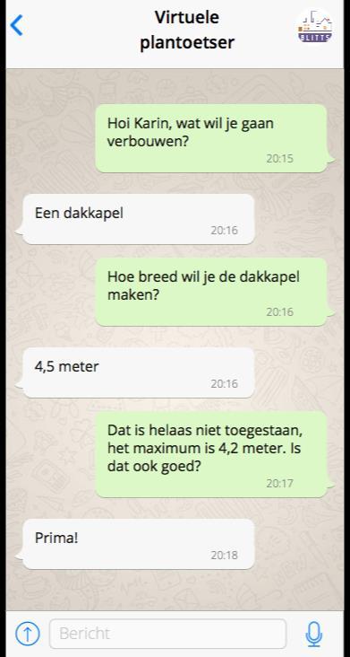 De toekomst - Slimme chatbot i.p.v.