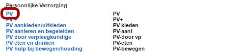 Selecteer de uursoort Een scherm wordt geopend met uursoorten. Door op de betreffende uursoort te klikken is deze uursoort te selecteren.