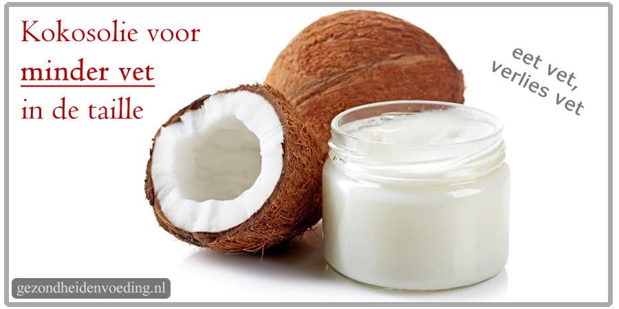 kokosolie voor minder vet in de taille Kokosolie staat bekend als een van de gezondste vetten in de wereld.