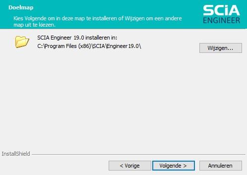 2.2 Installatie van SCIA Engineer 1. Je kan de installatie starten via de web setup: https://cdnstore.scia.net/sen/latest/sciaengineer_student_setup.exe 2. Selecteer de taal voor de installatie.