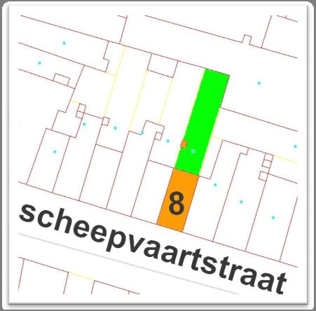 20 meter diepte Bebouwde grondoppervlakte slechts 31 m² / Vloeroppervlakte (zonder zolder) 62 m² Kleine tuin Geen