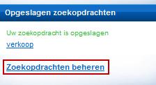 Monsterboard kan deze zoekopdracht op regelmatige basis uitvoeren (dagelijks, wekelijks, om de week of maandelijks) en de zoekresultaten automatisch naar een of meerdere e-mailadressen sturen.