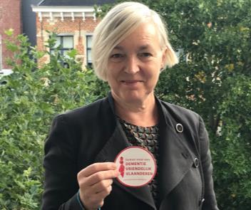 Uniek op deze dag werd de stickercampagne Samen voor een dementievriendelijk Vlaanderen gelanceerd.