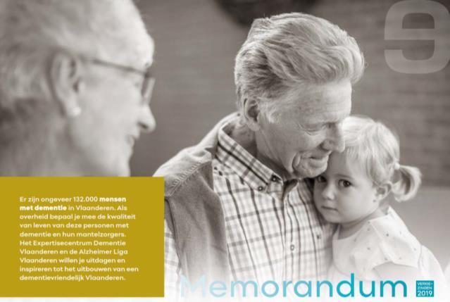 Alzheimer Liga Vlaanderen (educatief stafmedewerker) doet een bijdrage in het vormingsprogramma voor de referentiepersonen dementie van Expertisecentrum Dementie Vlaanderen (deel sociale kaart).