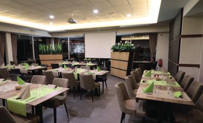 19/pers Dinnermeeting (18u - 22u) 400 /dagdeel 15 tot 50 personen Voor beide dagdelen samen (11u - 22u) 600 Catering