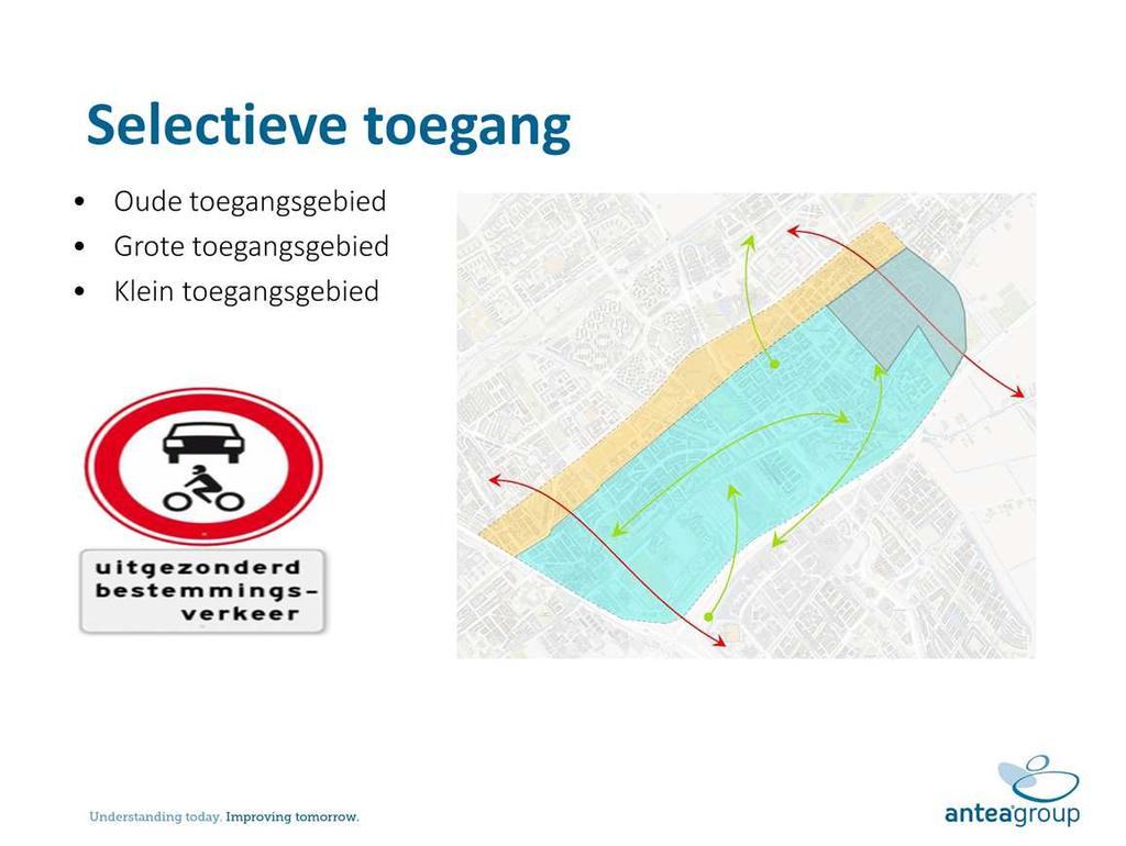 In de combinaties van maatregelen hebben we gekeken naar een combinatie van de basisvariant gecombineerd met en zonder selectieve toegang.