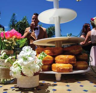 Donuts De donut toren is origineel en op het moment helemaal hot!