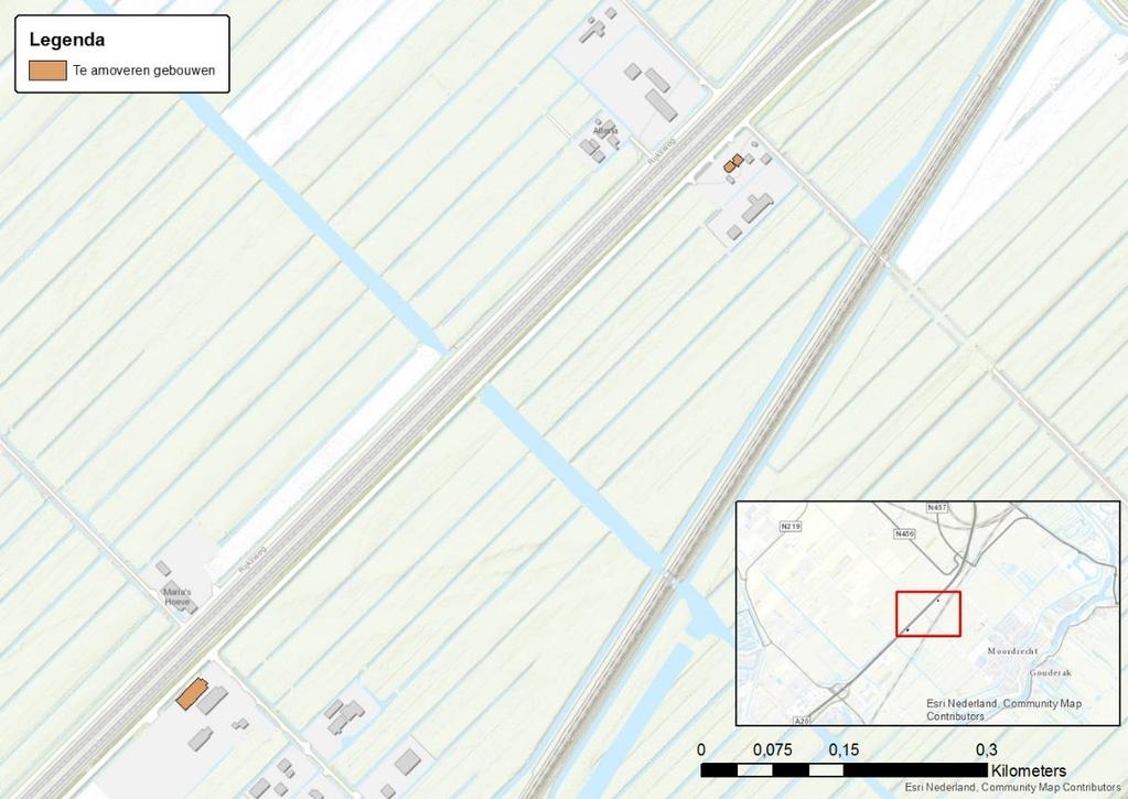 Voor de (delen) van de ontwikkelingen die niet vernietigd zijn worden extra rekenpunten (zie paragraaf 2.5) ter plaatse van de geprojecteerde woonbebouwing opgenomen. 2.4.