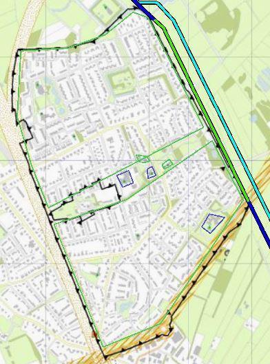 Figuur 11 Kilometer leiding behorende bij de maximale overschrijding van de FN-curve voor A- 540-02 van N.V. Nederlandse Gasunie De fn curve voor deze buisleiding is weergegeven in Figuur.