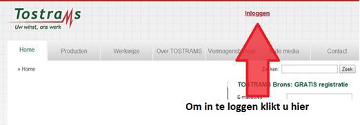 TOSTRAMS.nl Log eerst in op de site www.tostrams.nl TOSTRAMS heeft 10 modules: Nederland, ETF s, België, Diverse&Sectoren, Duitsland, Frankrijk, Landen, Nasdaq, Turbo en Wallstreet.