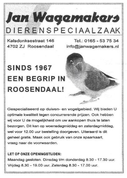 947 m/min Mededelingen week 21: Reclames tot woensdag 13.00uur bij uw verenigingssecretaris.